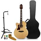 St-mpl-aejc-12-lh-kit-2 Sawtooth Solid Spruce Top Jumbo Cutaway String Acoustic 811513009110