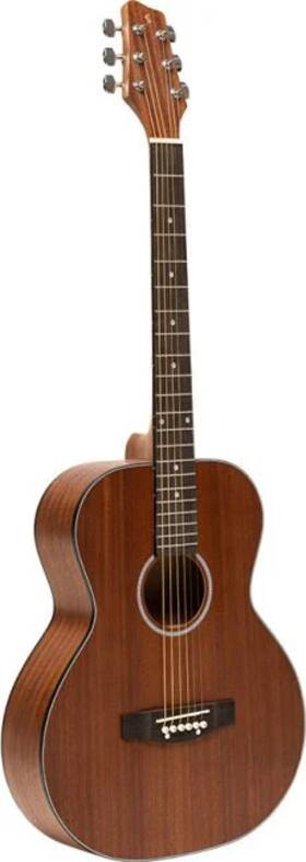 Sa25 Stagg 882030262029 Acoustic Auditorium Guitar Sapele Natural Finish