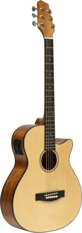 Sa25 Stagg 882030265686 Elelectro-acoustic Auditorium Guitar With Cutaway
