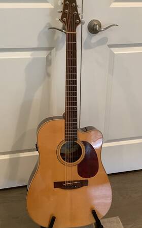 Na72cbb Stagg James Nelligan Acoustic/electric Guitar Bband Electronics Gigbag