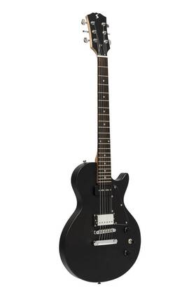 Stagg Sel-hb90 Blk Standard Series Electric Guitar L Solid Mahogany Body Fl