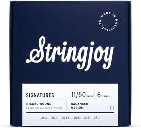 Sj-bal11 String Joy Stringjoy Bal11 Signature Nickel Electric Guitar Strings Balanced Medium
