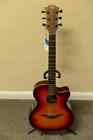 T100ascebrs Lag Auditorium Slim Body Guitar Brown Shadow