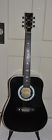 T200 Esteban American Legacy Acoustic Electric Guitar Turquoise And Black Edition