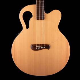 84tac001 Tacoma Pre Owned 2007 Thunderhawk Bm6c Baritone Acoustic Electric Guitar Natural