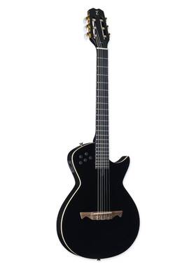 Tagima 810006055276 Modena I Hybrid Acoustic Electric Nylon String Guitar Gloss Black