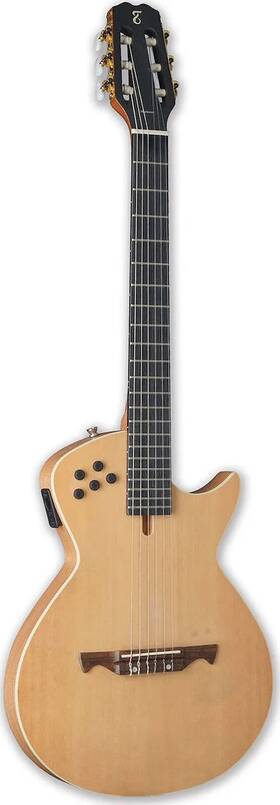 Tagima 810006055283 Classic Series Electric-acoustic Nylon Guitar Modena In Natural Satin