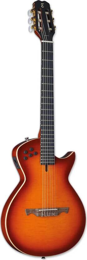 Tagima 810006055290 Classic Series Electric-acoustic Nylon Guitar Modena In Cherryburst