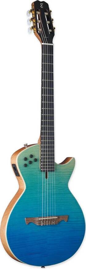 Tagima 810006055306 Classic Series Electric-acoustic Nylon Guitar Modena In Transparent Bl