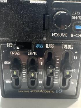 Takamine 190262011705 Accuracoustic Eq 90s Vintage Preamp