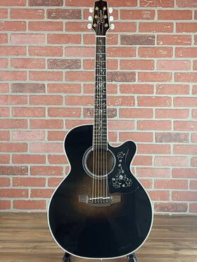 Ef450c-tt Takamine 190262011828 Ttb Nex Thermal Top Acoustic-electric Guitar - Transparent Bl