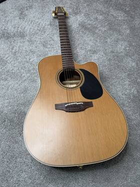 P3dc Takamine 190262011927 Dreadnought Acoustic-electric Guitar Natural Satin / Wpremium Case