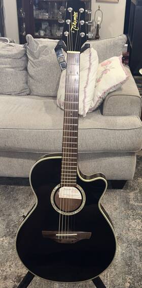 Takamine 568c Thinline Acoustic Guitar Eg