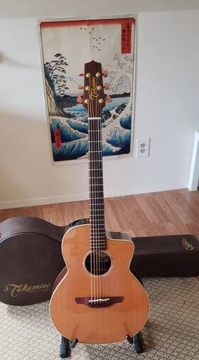Takamine Ean55c Vintage 2002 Acoustic Electric Guitar W Original Case