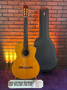 Takamine Ec132c-0407-u 2002 Ec-132c Japanese-made Nylon-string Acoustic-electric Classical