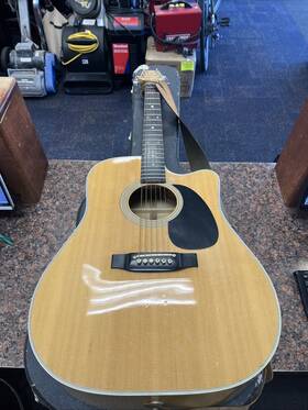 Ef-130n Takamine Ef 350m Acoustic Electric Guitar With Hard Case - Q33
