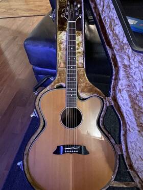 Ef381r Takamine Acoustic Electric Guitar W Case