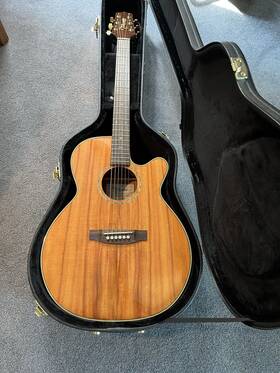 Takamine Eg524cok G Series Acoustic-electric Koa Guitar With Hard Case