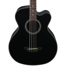 Gb30ce-blk Takamine G Series Jumbo Acoustic Electric Bass Guitar Venetian