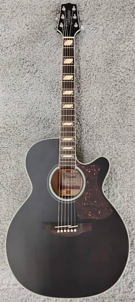 Gn73ce-sb Takamine Gn73cesb Solid Top Nex Acoustic Electric Guitar Satin Black