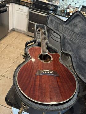 Pt-108k Takamine 1990s Electric Acoustic Guitar