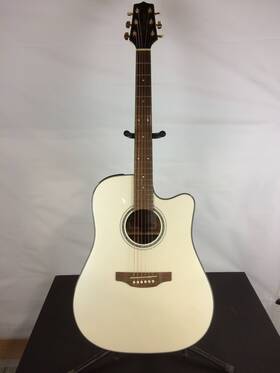 Takgd35cepw Takamine Open Box Gd35ce Dreadnought Acoustic-electric Guitar Solid Spruce Top