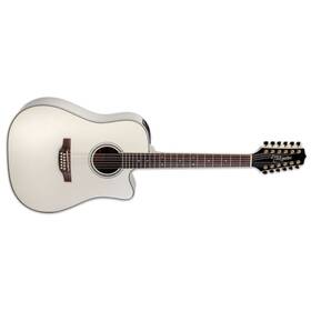 Takgd37ce12pw Takamine Gd37ce-12pw 12-string Acoustic-electric Guitar Pearl White
