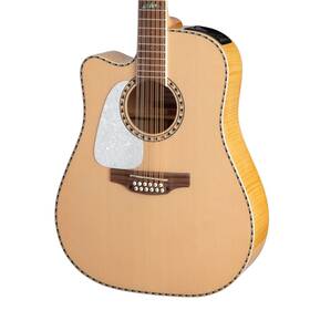 Takgd74ce12ulhnat Takamine Gd74ce-12ulh Left-handed 12-string Acoustic-electric Guitar With Gig Bag