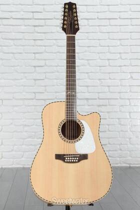 Takgd74ce12unatgb Takamine Gd74ce Unison 12-string Acoustic-electric Guitar - Natural