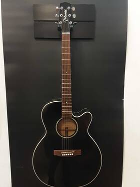 Eg44oc-stcy Takamine Tc11030498 Black Acoustic / Electric Guitar Eb0924rxsa
