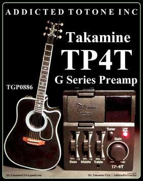Tgp0886 Takamine G Series Tp4t Preamp / Nos Original Revision Authorized Dealer