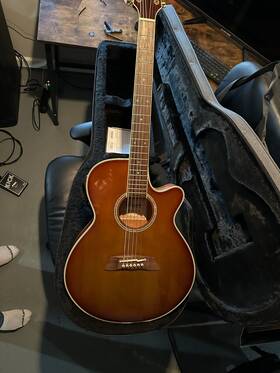 Tsp138ctb Takamine Thinline Acoustic-electric Guitar - Tea Burst