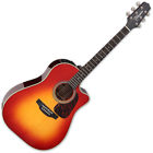 Takcp6ssdc Takamine Dreadnought Acoustic Guitar Gloss Cherry Sunburst 799493261189