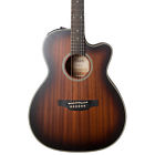 Takcp771mcsbspdis Takamine Pro Series Om All Mahogany Acoustic Electric Guitar With