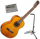 Takgc1nat Takamine Nat Classical Acoustic Guitar Polish Cloth And Stand