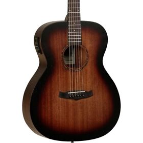 Tanglewood Folk Size Mahogany Top Acoustic Electric Guitar Whiskey Barrel Burst