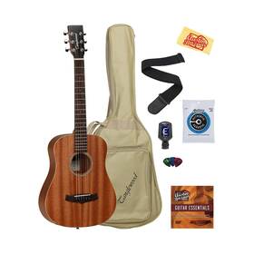Tw2t Tanglewood Guitars 810037692808 Winterleaf Mahogany Travel-size Acoustic Guitar Bundle With G