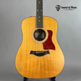 110e Taylor 112757112757 Dreadnought Acoustic-electric Guitar With Gig Bag - Natural Used
