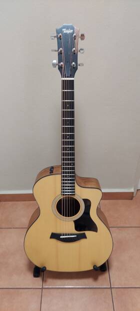 114ce-24 Taylor 114ce Grand Auditorium Acoustic-electric Guitar Natural