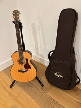 1209011173 Taylor Gte Urban Ash Acoustic/electric Guitar Mint Played 5 Hrs With Aerocase