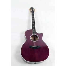 614ce Taylor 197881141028 Se Grand Auditorium A/e Guitar Transparent Purple Ob