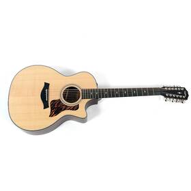 Taylor 197881449995 354ce 12-string Grand Auditorium A/e Guitar Natural Ob