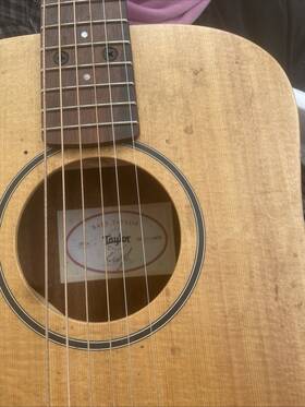 Taylor 201146005 Baby Acoustic-electric 6 String Dreadnought Guitar Natural