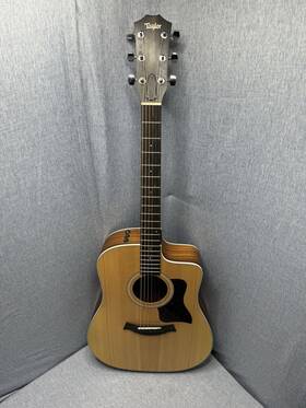210ce-24 Taylor 210ce Dreadnought Acoustic-electric Guitar Natural With Hard Case