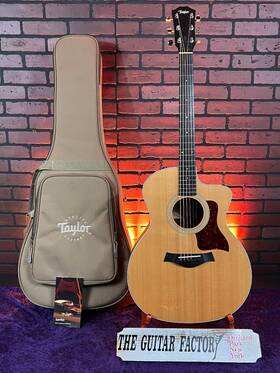 214ce-0121-u Taylor 2022 214ce Satin Finish Rosewood Back And Sides With Case