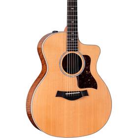 214cedlx-fo-sblvd Taylor 214ce Dlx Sunset Blvd Grand Auditorium Acoustic-electric Guitar - Natural