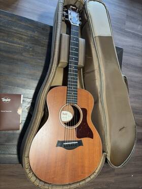 2203091443 Taylor Gs Mini-e Mahogany Acoustic-electric Guitar 6-string With Gig Bag
