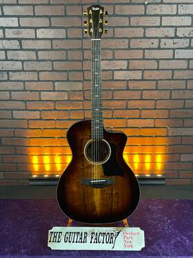 224cekdlx-3331-u Taylor 2023 224ce-k Dlx Grand Auditorium Acoustic-electric Guitar - Tobacco W