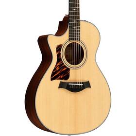 312ce-lh-24 Taylor 312ce Left-handed Grand Concert Acoustic-electric Guitar Natural