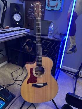 314ce-lh-24 Taylor 2012 314ce Left-handed Grand Auditorium Acoustic-electric Guitar Natural